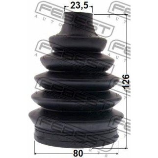 Пыльник шрус наружный комплект 80x126x23.5 фото