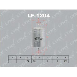 Фильтр топливный LYNXauto LF-1204 фото