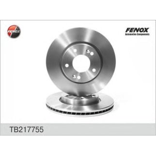 Диск тормозной передний вентилируемый Fenox TB217755 фото
