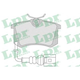 Колодки тормозные задние дисковые к-кт Lpr 05P853 фото