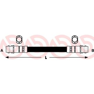 Шланг тормозной AUDI A3/SKODA OCTAVIA/VW BORA/GOLF IV/POLO зад. фото