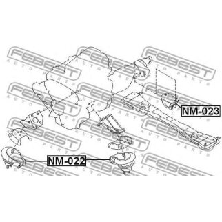 Опора двигателя FEBEST NM-022 фото