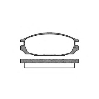 Колодки тормозные к-кт REMSA 0292.00 фото