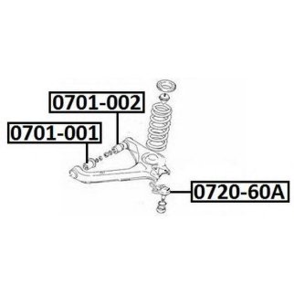 САЙЛЕНТБЛОК ЗАДНИЙ ПЕРЕДНЕГО ВЕРХНЕГО РЫЧАГА фото