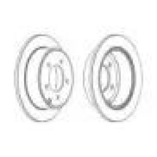 Торм.диск зад.(262x10) 5 отв. фото