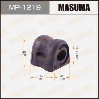 Втулка переднего стабилизатора Masuma MP-1219 фото