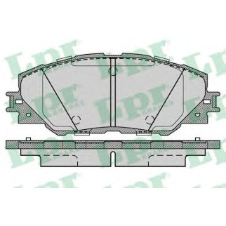 Колодки тормозные передние к-кт Lpr 05P1282 фото