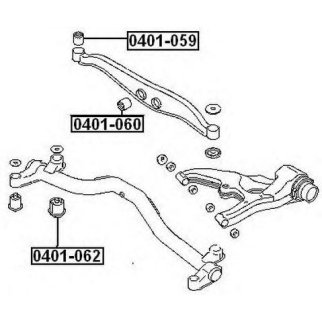 Сайлентблок ASVA 0401-059 фото