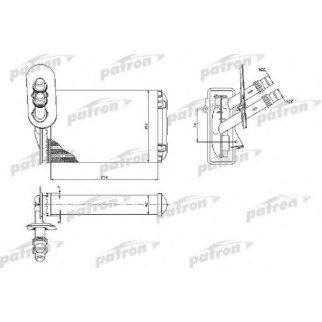 Радиатор отопителя AUDI A3, SEAT LEON, TOLEDO, SKODA OCTAVIA, VW BORA, GOLF IV, GOLF IV Variant, фото