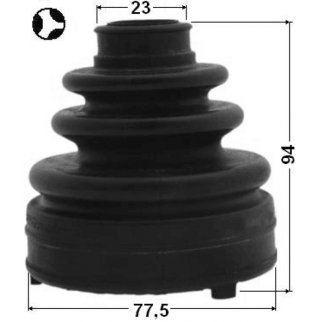 0415-NA4T_к-кт пыльника ШРУСа! Mitsubishi Grandis NA4W 03-10 фото 2