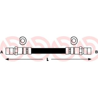 Шланг тормозной brembo T 59 002 фото