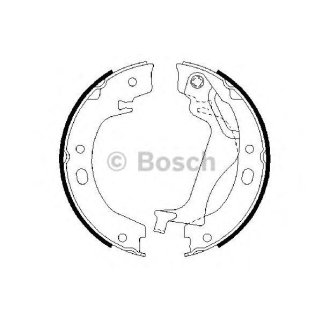 Колодки барабанные к-кт BOSCH 0 986 487 713 фото