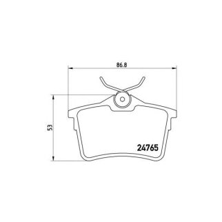 Колодки тормозные задние фото