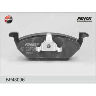 Колодки тормозные передние к-кт Fenox BP43096 фото
