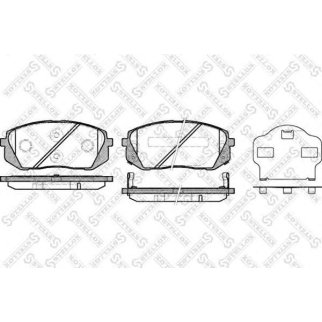 Колодки тормозные STELLOX _002010_SX фото