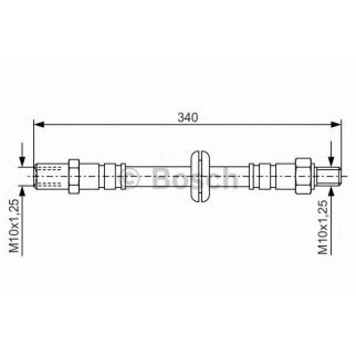 Шланг тормозной BOSCH 1 987 476 191 фото