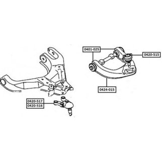 Сайлентблок ASVA 0401-025 фото