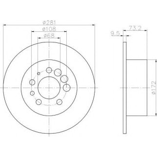 Тормозной диск без покрытия фото
