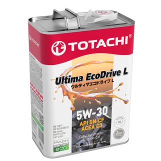 Масло моторное TOTACHI Ultima EcoDrive L 5W30 синт 4л фото