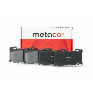Колодки тормозные передние к-кт metaco 3000-253 фото
