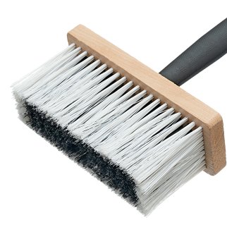 Кисть макловица, 170x70 мм, искусственная щетина, деревянный корпус, пластмассовая ручка MATRIX 84086 фото 3