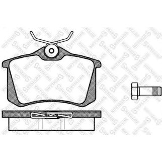 274 000B-SX_колодки дисковые з.! Seat Cordoba 1.2-1.6/1.4TDi 02-09,Volkswagen Polo 1.9TDi 03&gt; фото