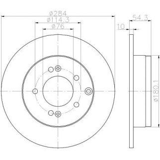 Диск тормозной задний TEXTAR 92166600 фото