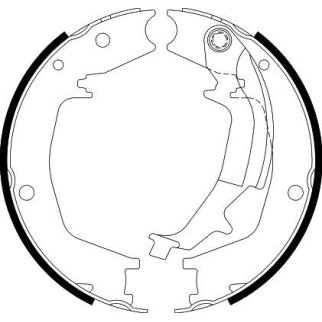 Колодки торм. для а/м Kia Sportage II (04-)/Hyundai Tucson (04-) бараб. ст. торм. 190x40 (GF 4404) фото 4