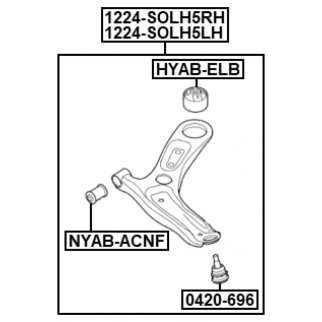 Рычаг передний левый фото 2