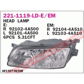 Фара правая DEPO 221-1119R-LD-EM фото