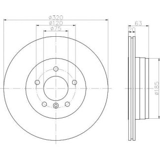 Диск тормозной задний TEXTAR 92122703 фото
