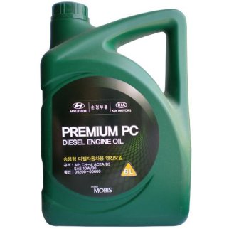 Масло моторное Hyundai/Kia Premium PC Diesel Синтетическое 10W-30 CH-4 6л. фото