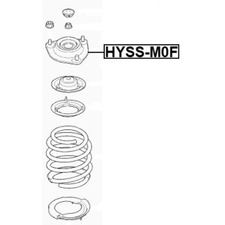 Опора амортизатора FEBEST HYSS-M0F фото 2