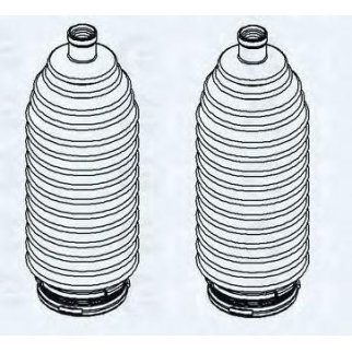 Пыльник рулевой рейки КОМПЛЕКТ RENAULT: LAGUNA II 01-, MEGANE II седан 03- фото