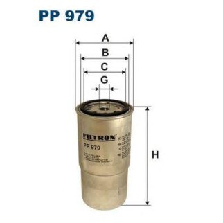 Фильтр топливный FILTRON PP 979 фото
