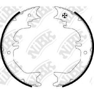 Колодки ручного тормоза к-кт NiBK FN8905 фото