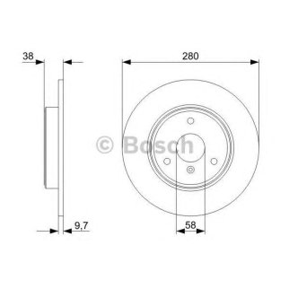 Диск тормозной BOSCH 0 986 479 305 фото