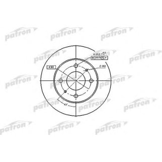 Диск тормозной PATRON PBD4019 фото