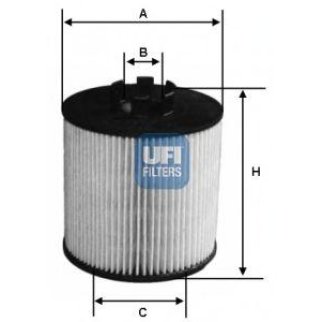 Фильтр масляный UFI 25 047 00 фото