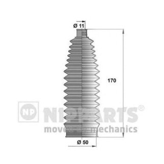 Пыльник рул.рейки фото