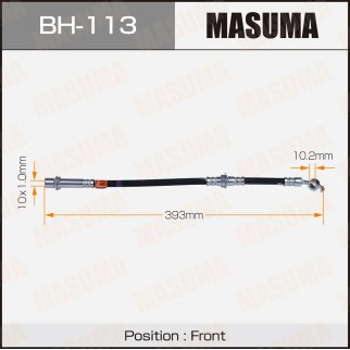 Шланг тормозной Masuma BH-113 фото