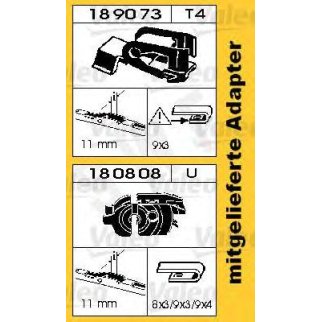 Щетка стеклоочистителя (530mm) каркасная SWF фото
