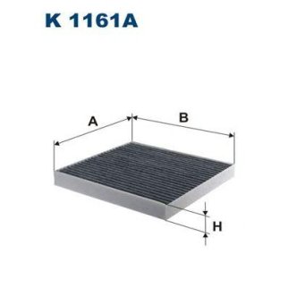 Фильтр салона FILTRON K 1161A фото