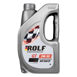 Масло моторное ROLF GT 5W30 SN/CF (пластик.) синт. 4л фото