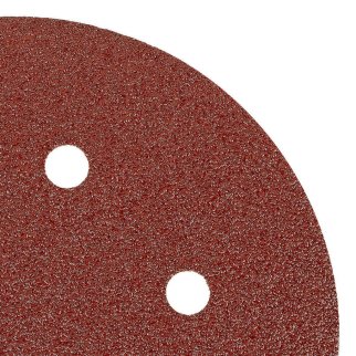 Круг абразивный на ворсовой подложке под "липучку", перфорированный, P 60, 150 мм, 5 шт MATRIX 73837 фото 4