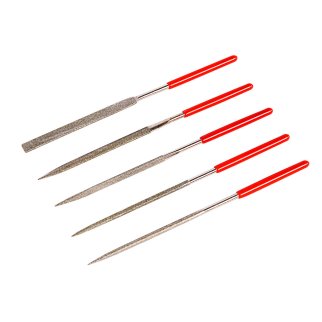 Набор надфилей алмазных 140х70х3 5шт MATRIX фото