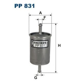Фильтр топливный FILTRON PP 831 фото