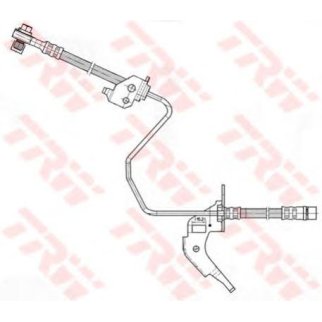 Шланг тормозной задний правый TRW PHD566 фото