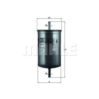 Фильтр топливный MAHLE KL 85 фото 2