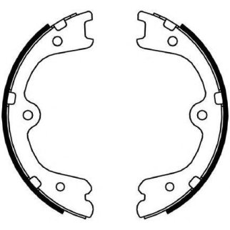 Колодки стояночного тормоза FERODO FSB4054 фото